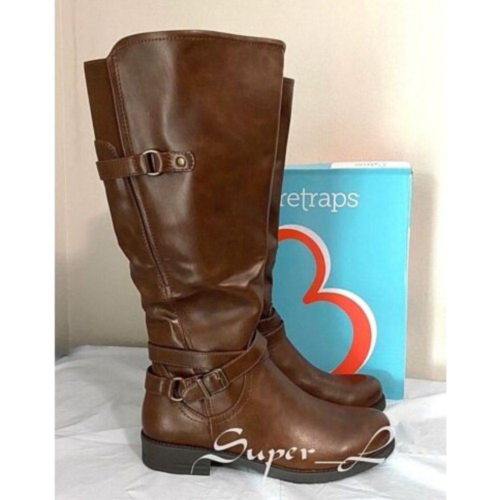 NEW Baretraps Women's Carmella Riding Boots - BROWN